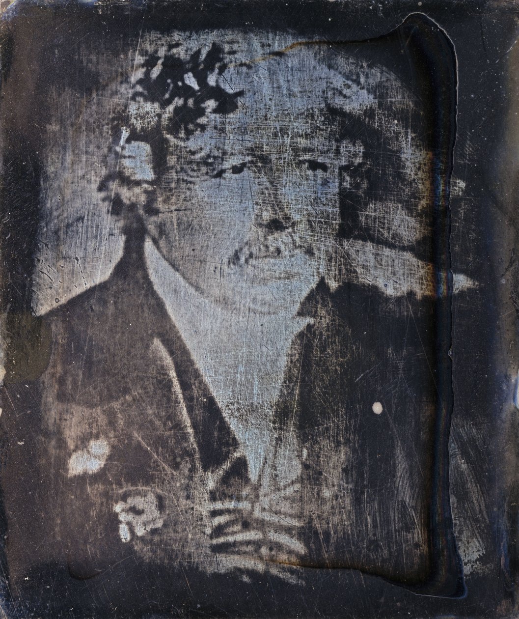 Louis Jacques Mande Daguerre, a francia fényképezés úttörője, 1840 körül alkotó: Frederick (attr. to) Barnard