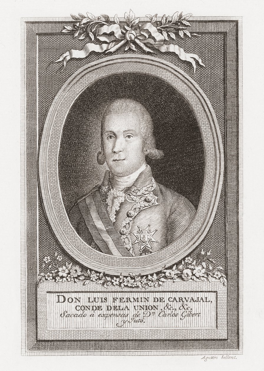 Luis Fermín de Carvajal, az Unió grófja. Portré. alkotó: . .