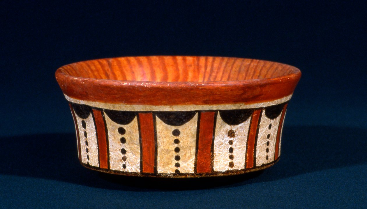 Maja temetkezési edény Tikalból, Guatemalából, késő klasszikus időszak, i.sz. 600-900 (kerámia) alkotó: Hippolyte Lalaise Devéria