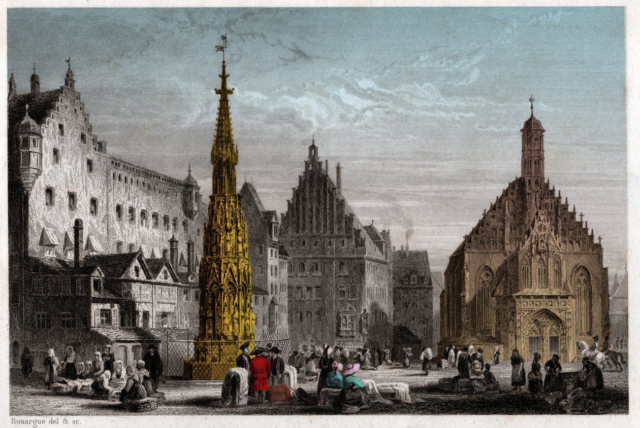 Nürnberg, 1830 körül (metszet) alkotó: . .