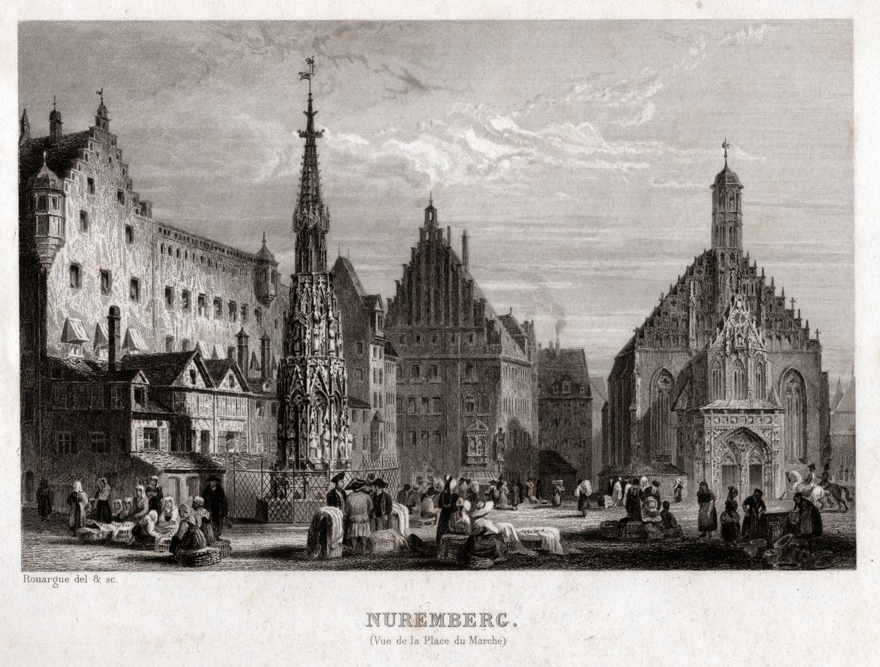 Nürnberg, 1830 körül (metszet) alkotó: . .