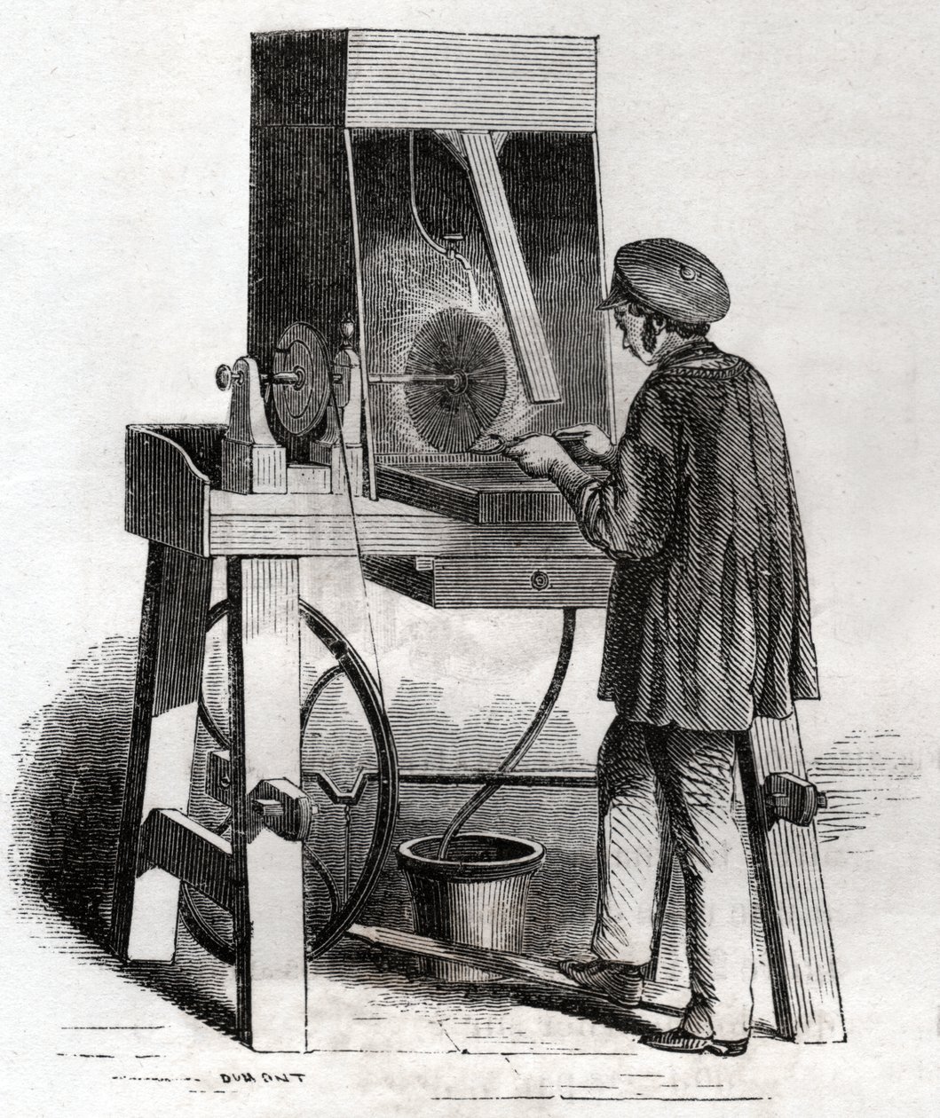 Ovrier az árvaházban. Ezüstműves munkás. alkotó: Frederick (attr. to) Barnard