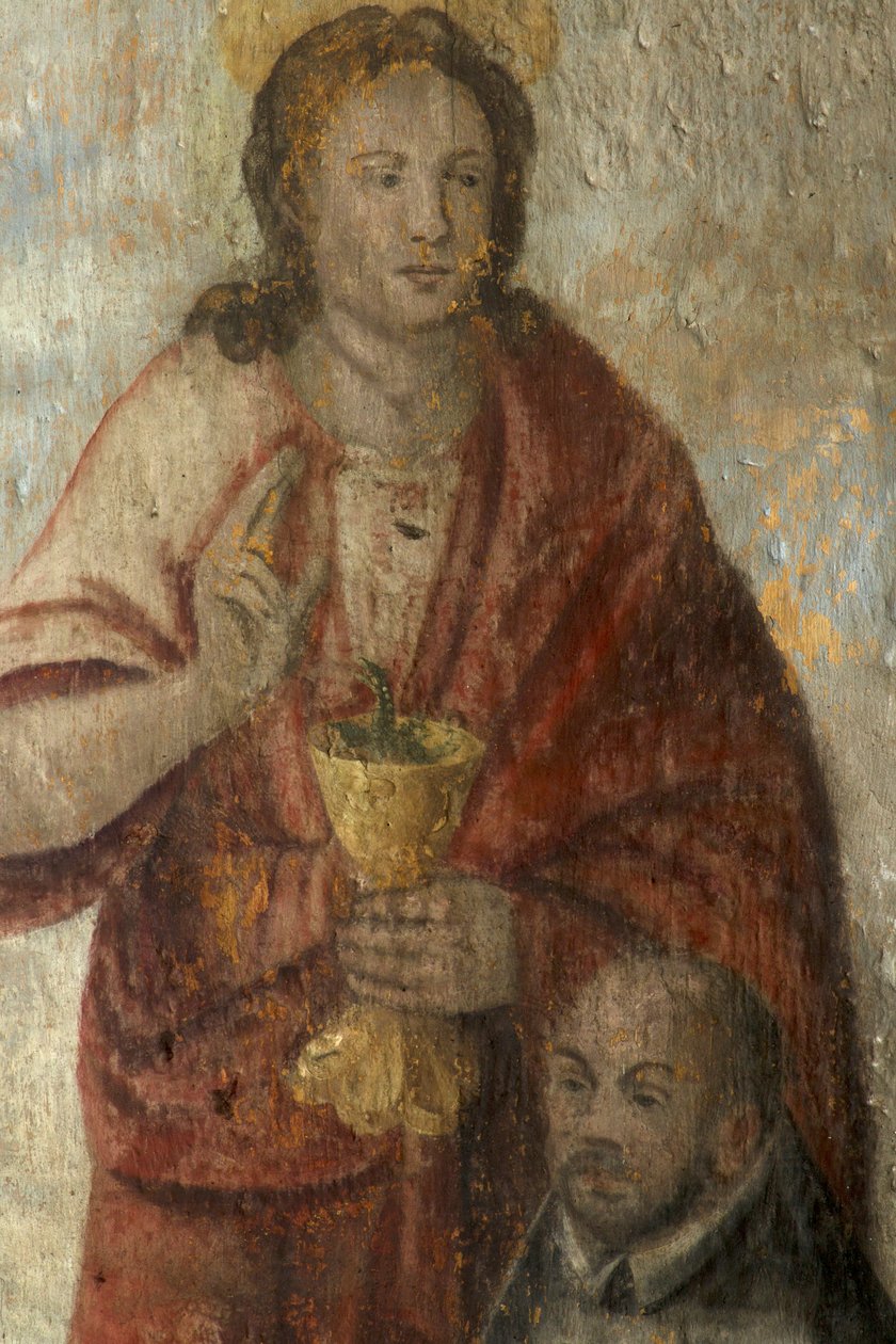 Plébániatemplom (Miasszonyunk plébániatemploma). Belső. A kórus. Falfestés. alkotó: . .