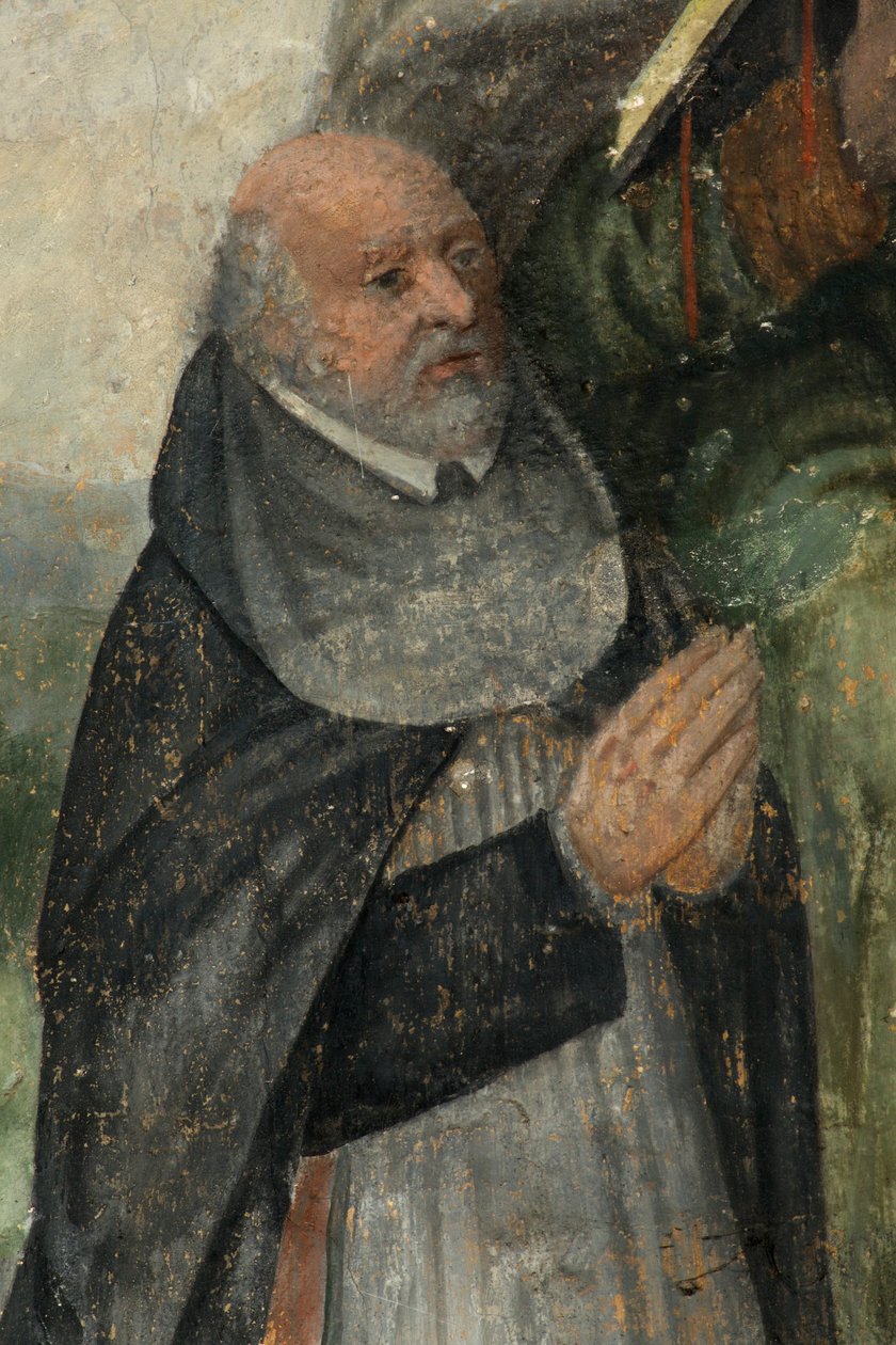 Plébániatemplom (Plébániatemplom Szűzanya). Belső. A kórus. Falfestés. alkotó: . .