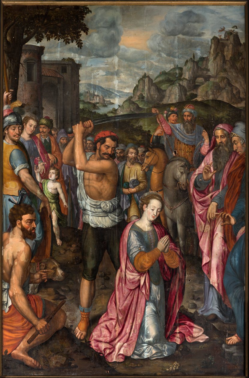 Plébániatemplom (Parochiekerk Sint-Walburga). Triptichon. alkotó: . .