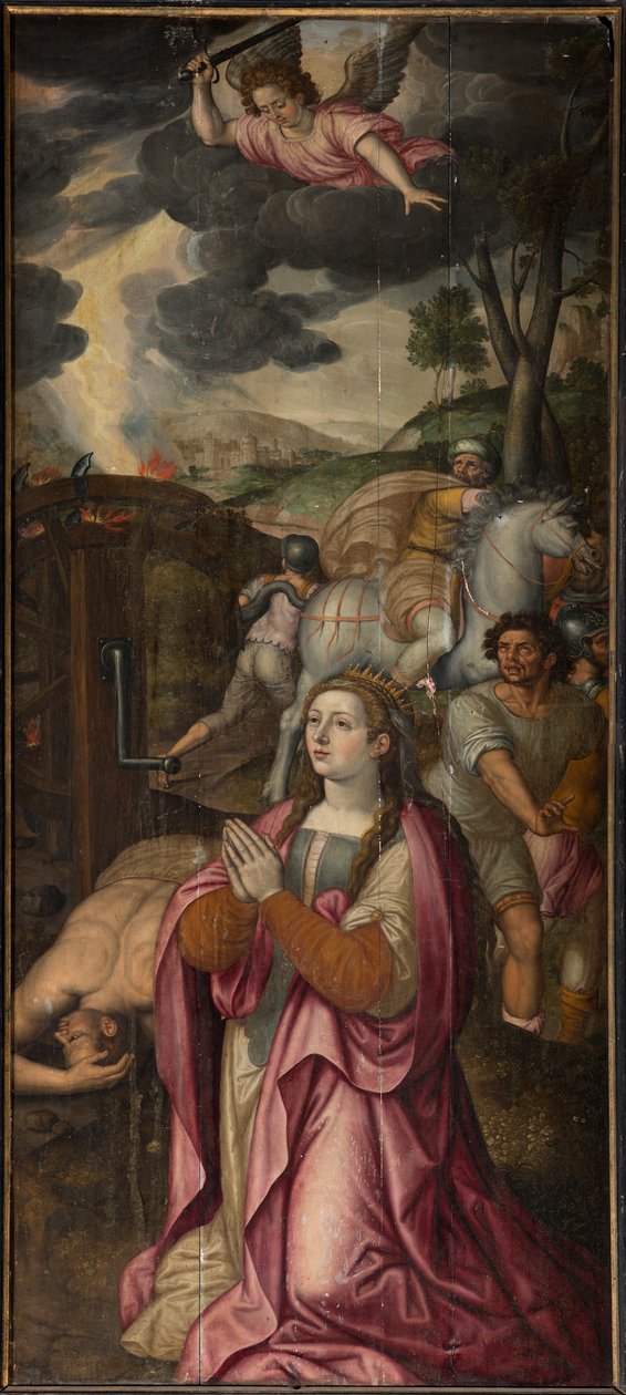 Plébániatemplom (Saint Walburga plébániatemplom). triptikus. alkotó: . .