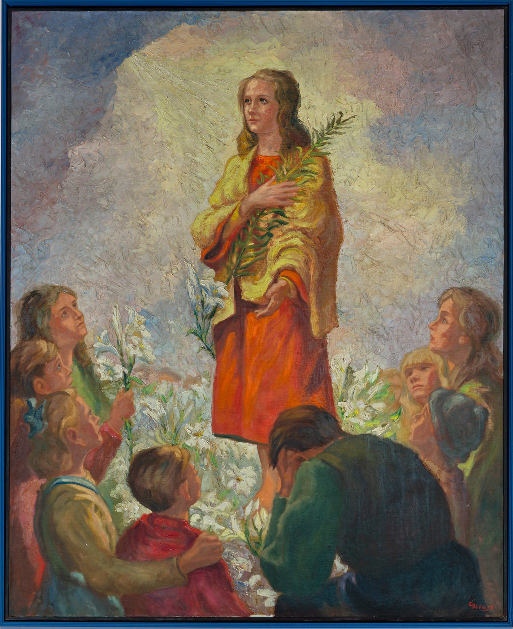 Plébániatemplom (Sint Maria Bernarda (Knokke) plébániatemplom). Belső. alkotó: . .