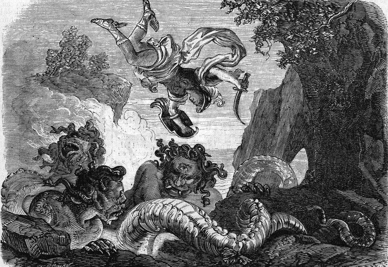 Perseus harcol a Gorgonnal alkotó: . .