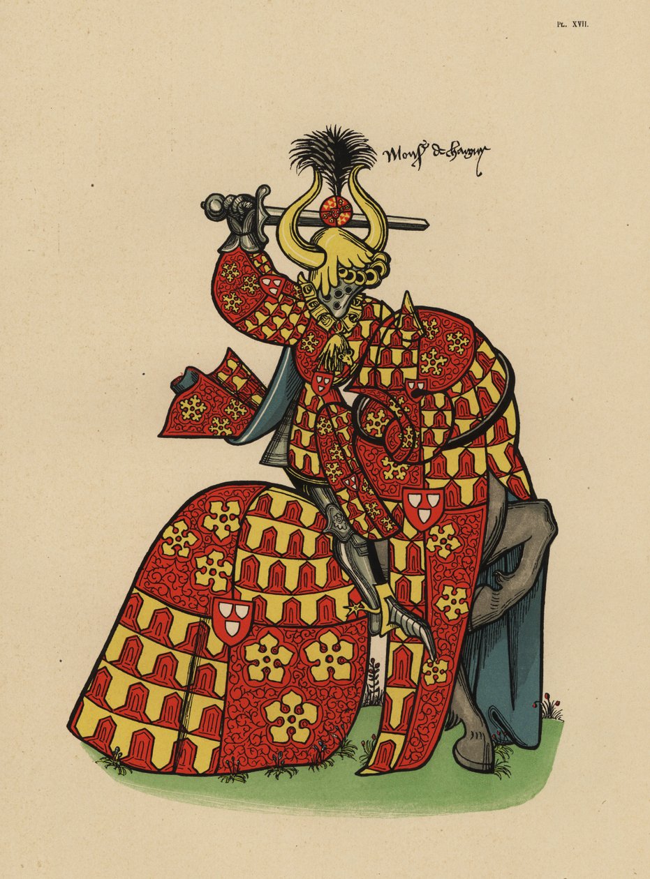 Pierre de Bauffremont, Charny grófja, Montfort ura alkotó: John Pardon