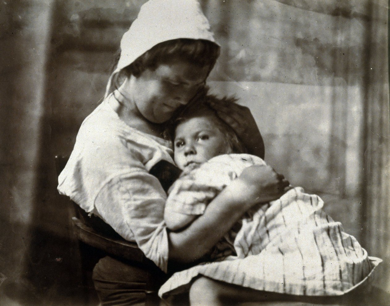 Anya és lánya portréja, 1900-1905 körül alkotó: Frederick (attr. to) Barnard