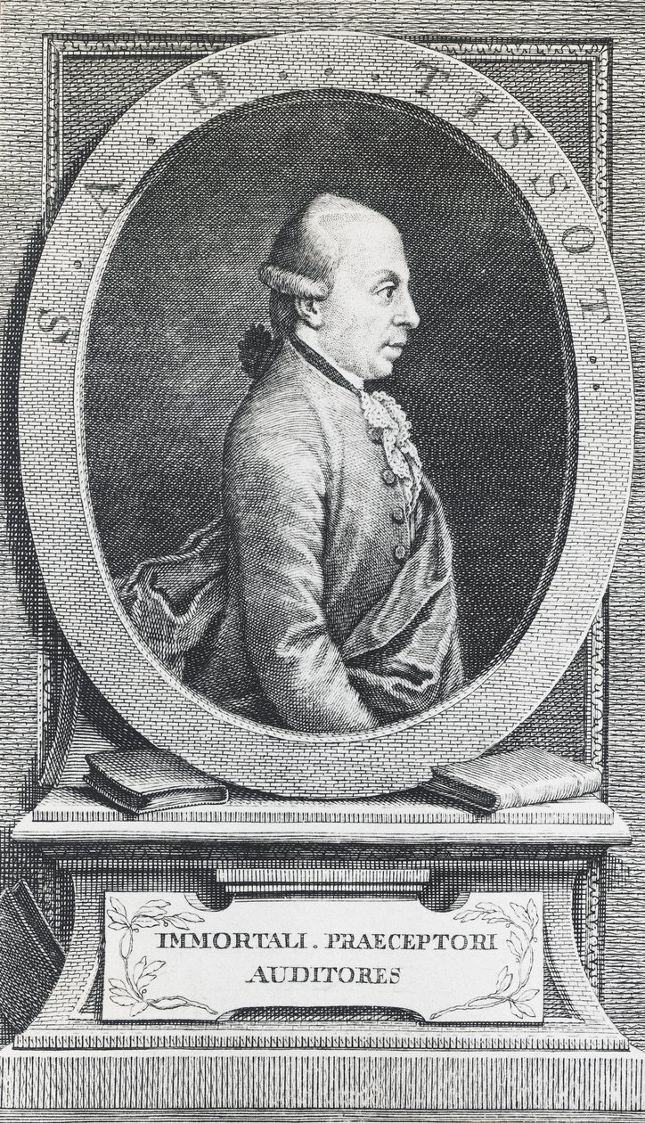 Simon-Andre Tissot portréja alkotó: William Walcutt