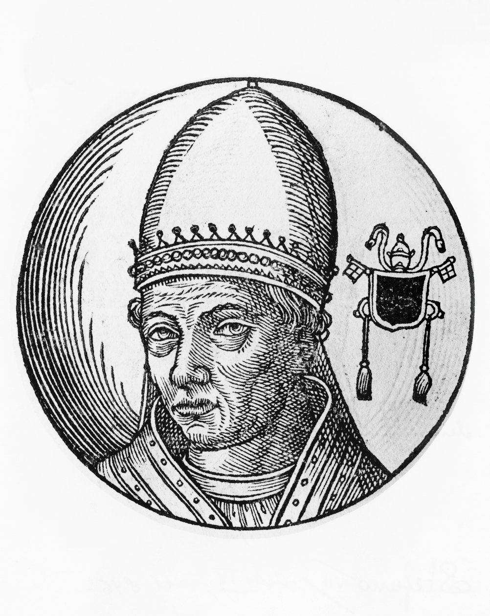 VII. vagy VIII. István portréja (meghalt 931-ben) alkotó: William Walcutt