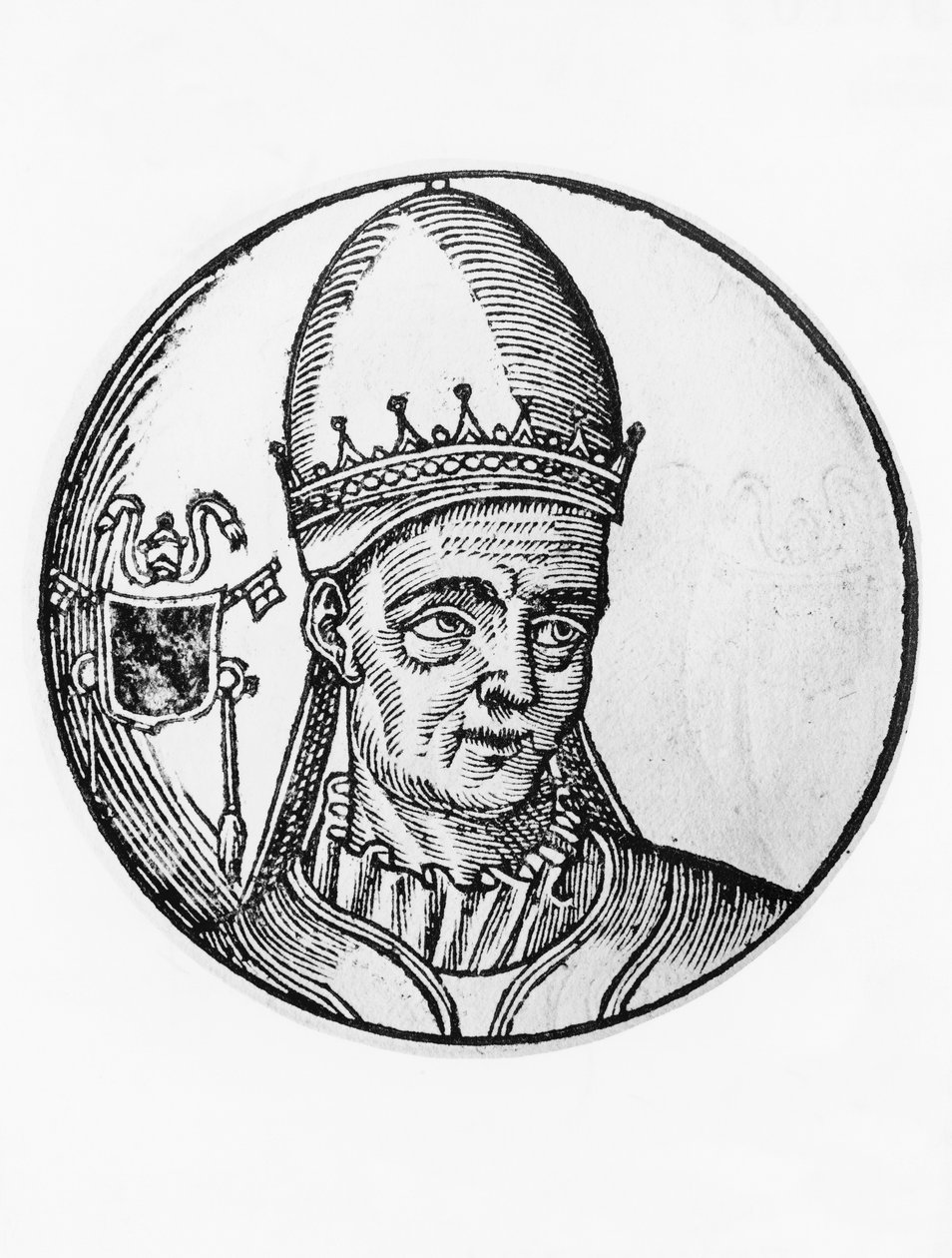 Valentin portréja (800-827) alkotó: William Walcutt