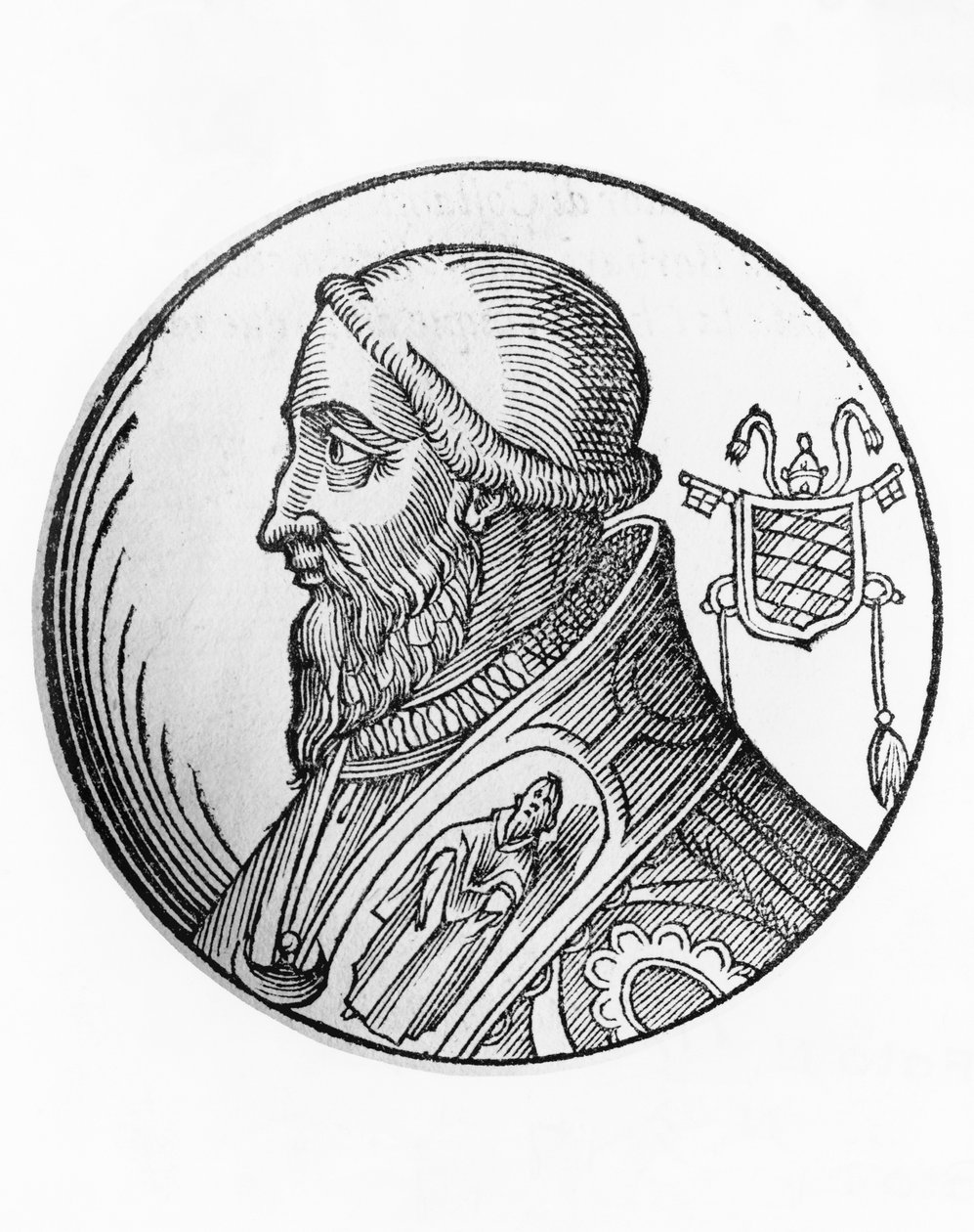 II. Viktor portréja (Gebhard von Calw-Dollnstein-Hirschberg, 1017-1057 körül) alkotó: William Walcutt