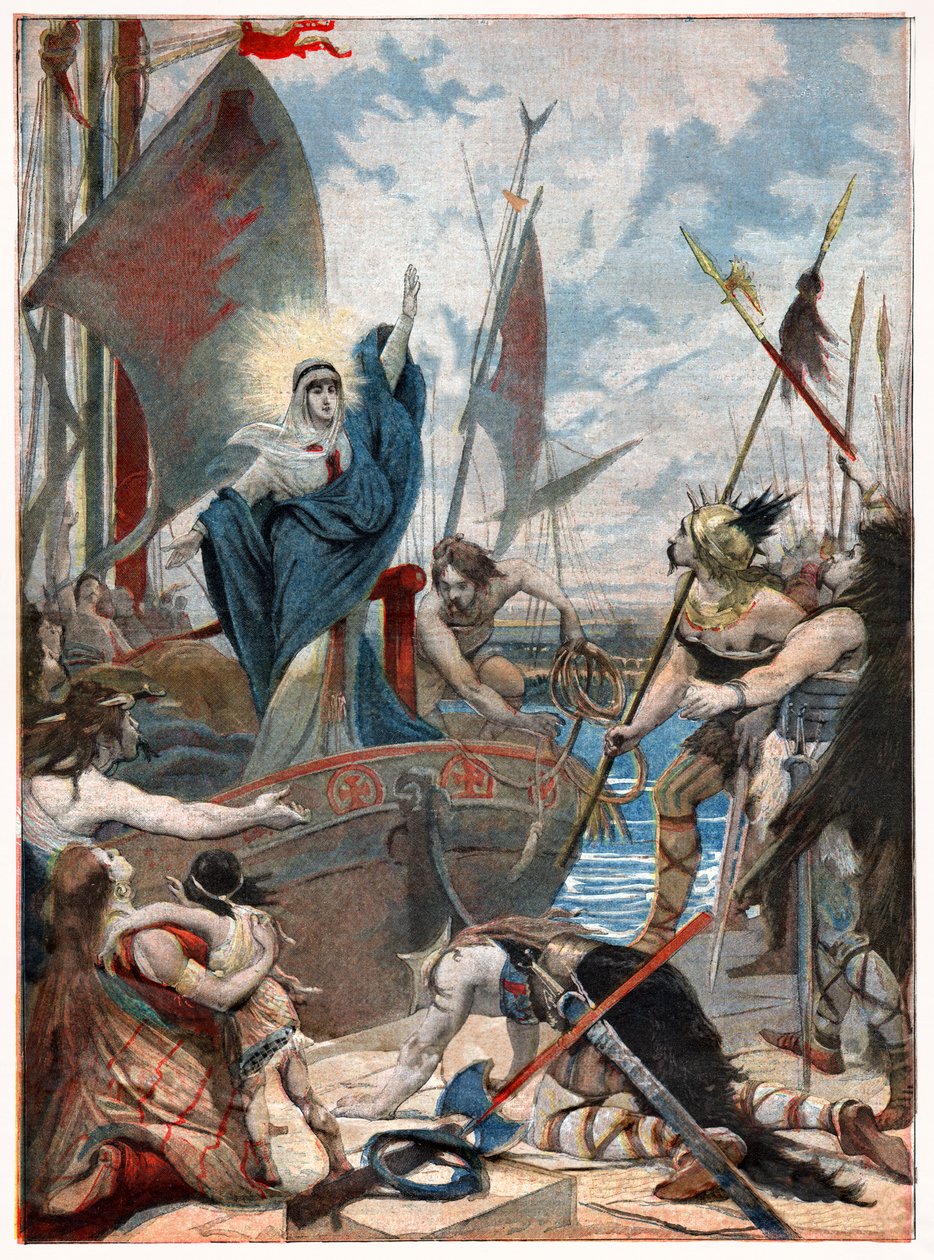Szent Genevieve Párizs ostroma alatt alkotó: . .