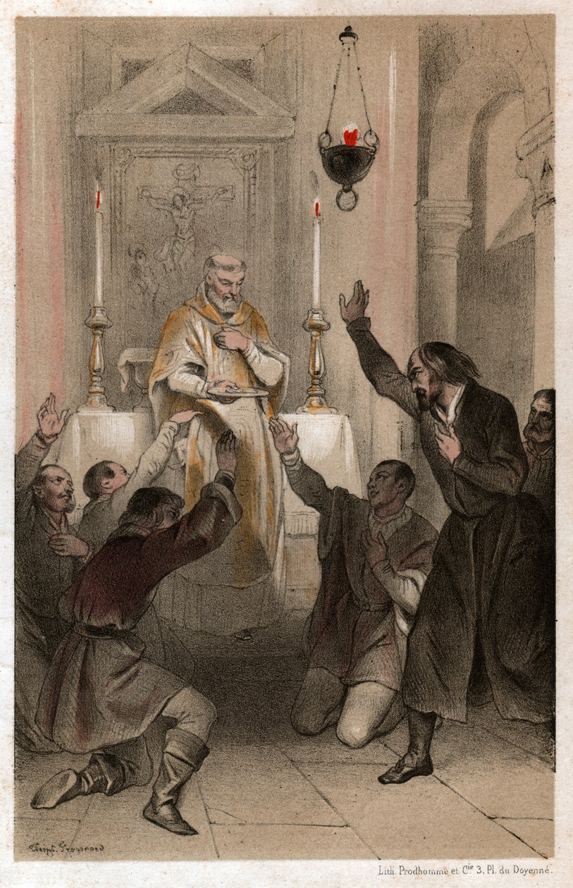 Loyolai Szent Ignác, 1820 körül (kőnyomat) alkotó: . .