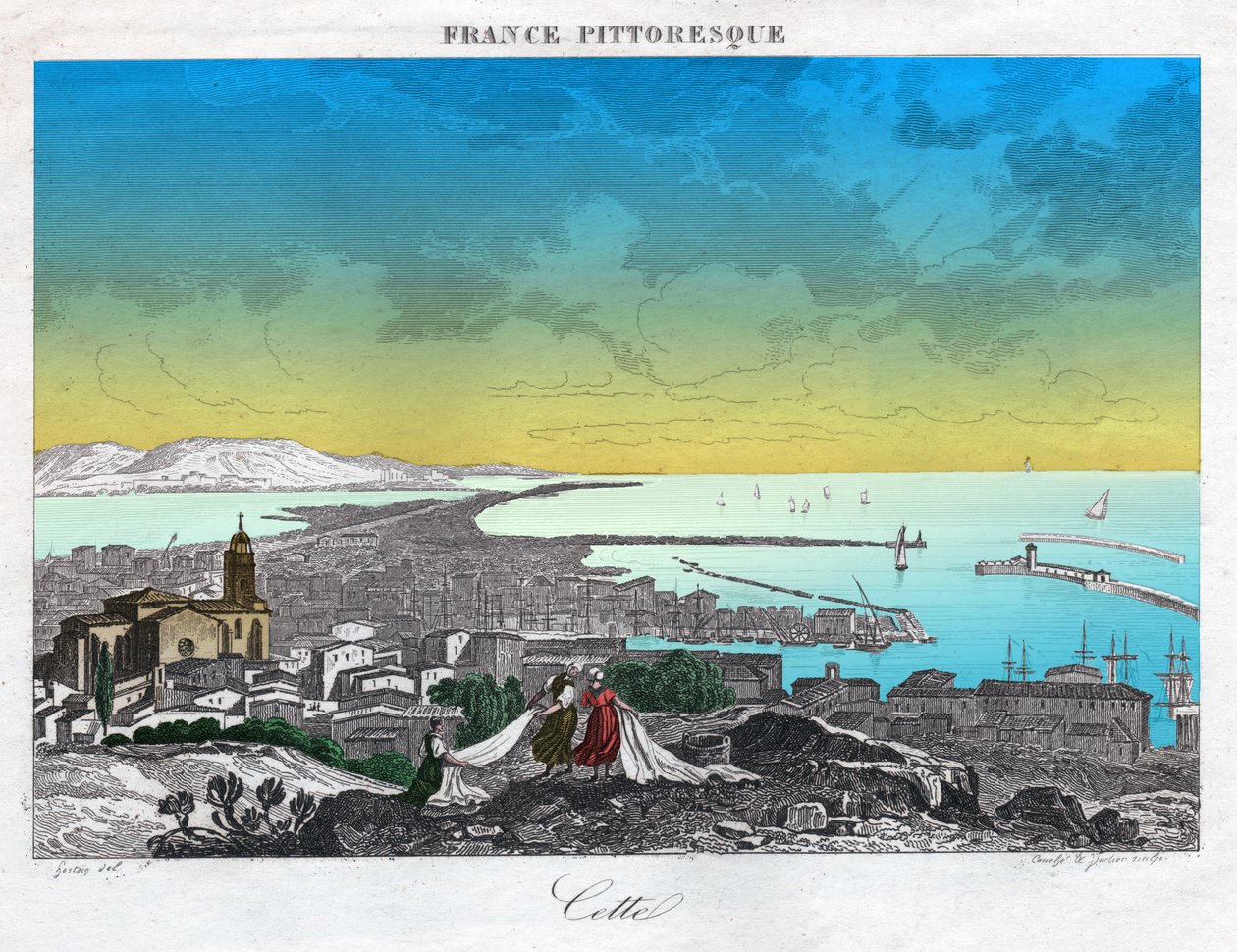 Díszkészlet, 1850 körül (metszet) alkotó: . .