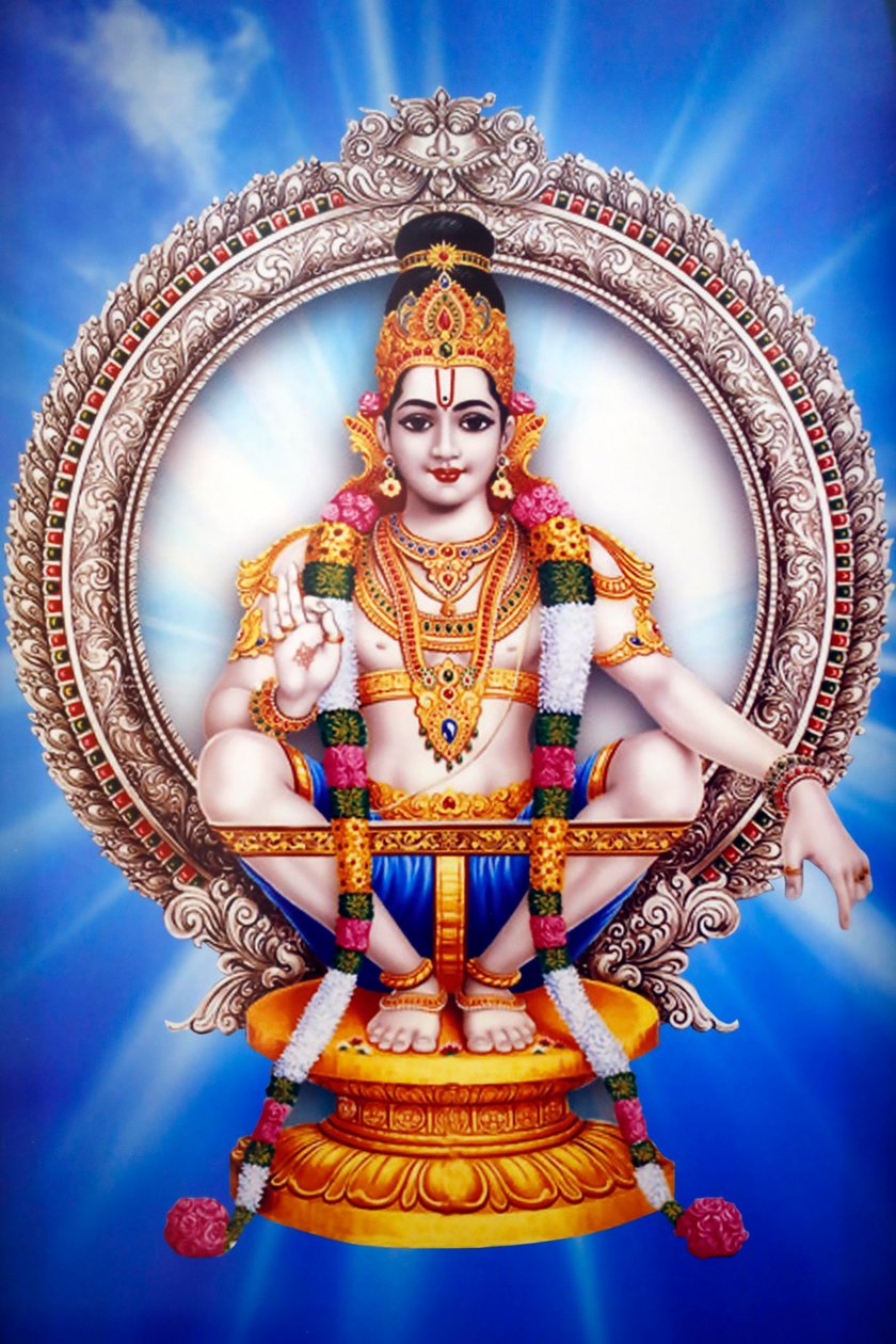 Shiva hindu templom. Visnu hindu isten képe. Dubai. Egyesült Arab Emírségek. alkotó: . .
