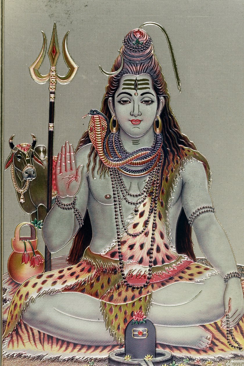 Shiva, az átalakulás vagy pusztulás hindu istene. alkotó: . .