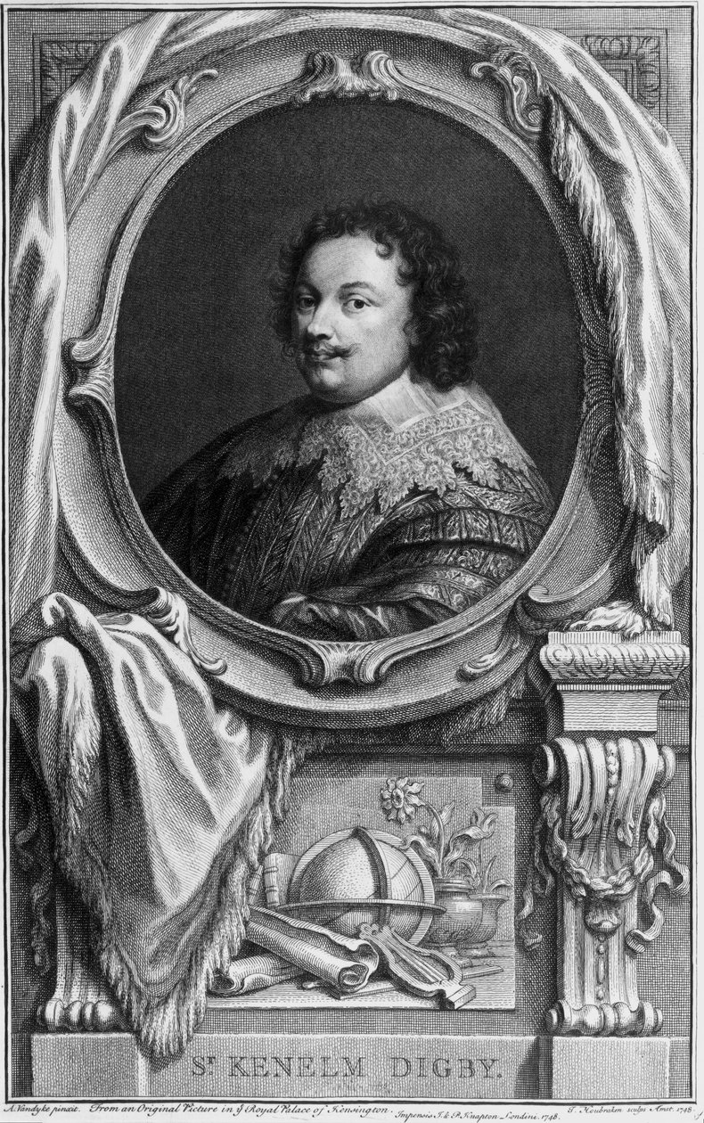 Sir Kenelm Digby angol író, haditengerészeti parancsnok és diplomata, 1645 körül alkotó: Frederick (attr. to) Barnard