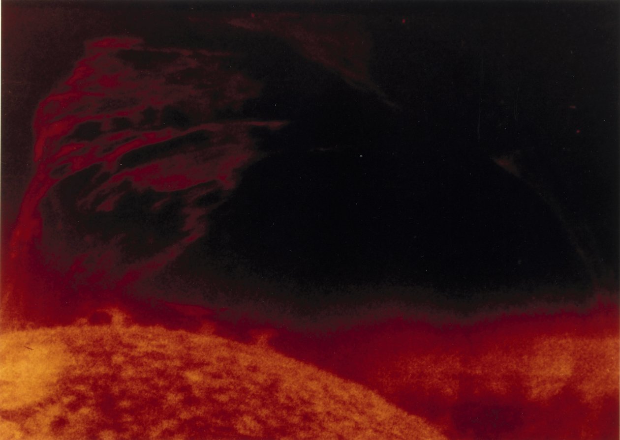 Napkitörés hélium 3 fényben látható, a Skylab fotója alkotó: Henry Charles Fehr
