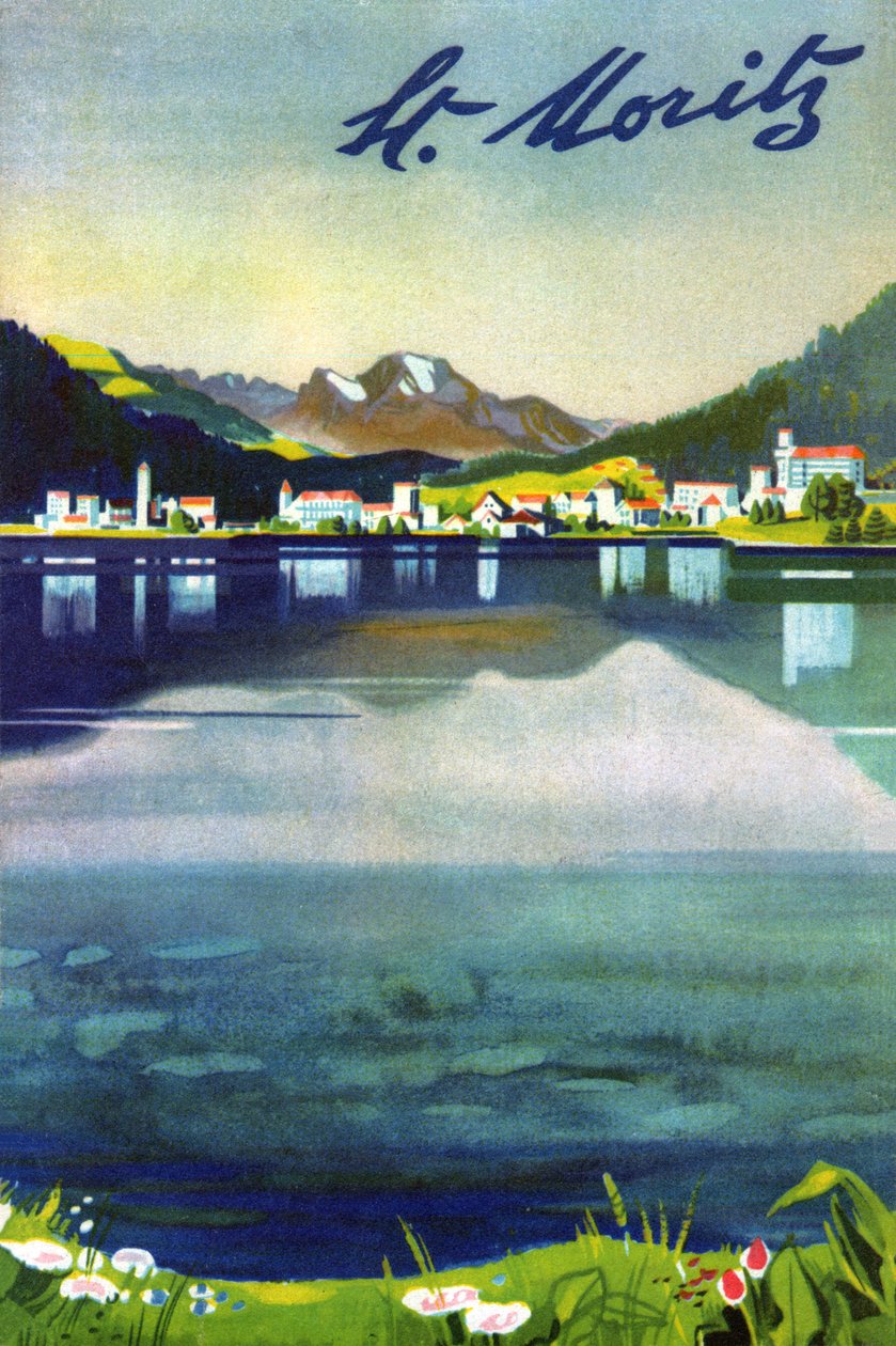 St Moritz, 1930 körül alkotó: . .