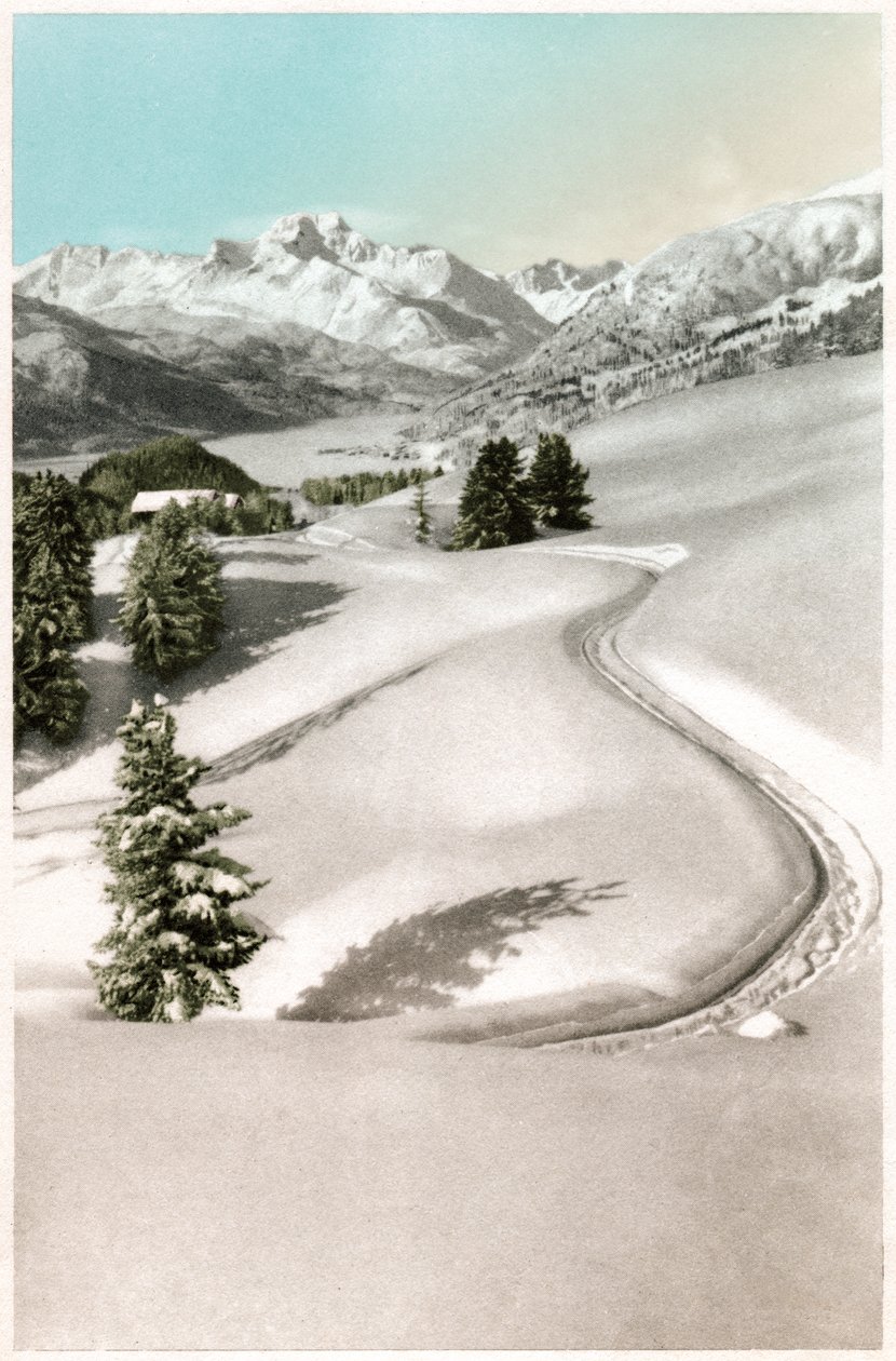 St Moritz, 1930 körül alkotó: . .