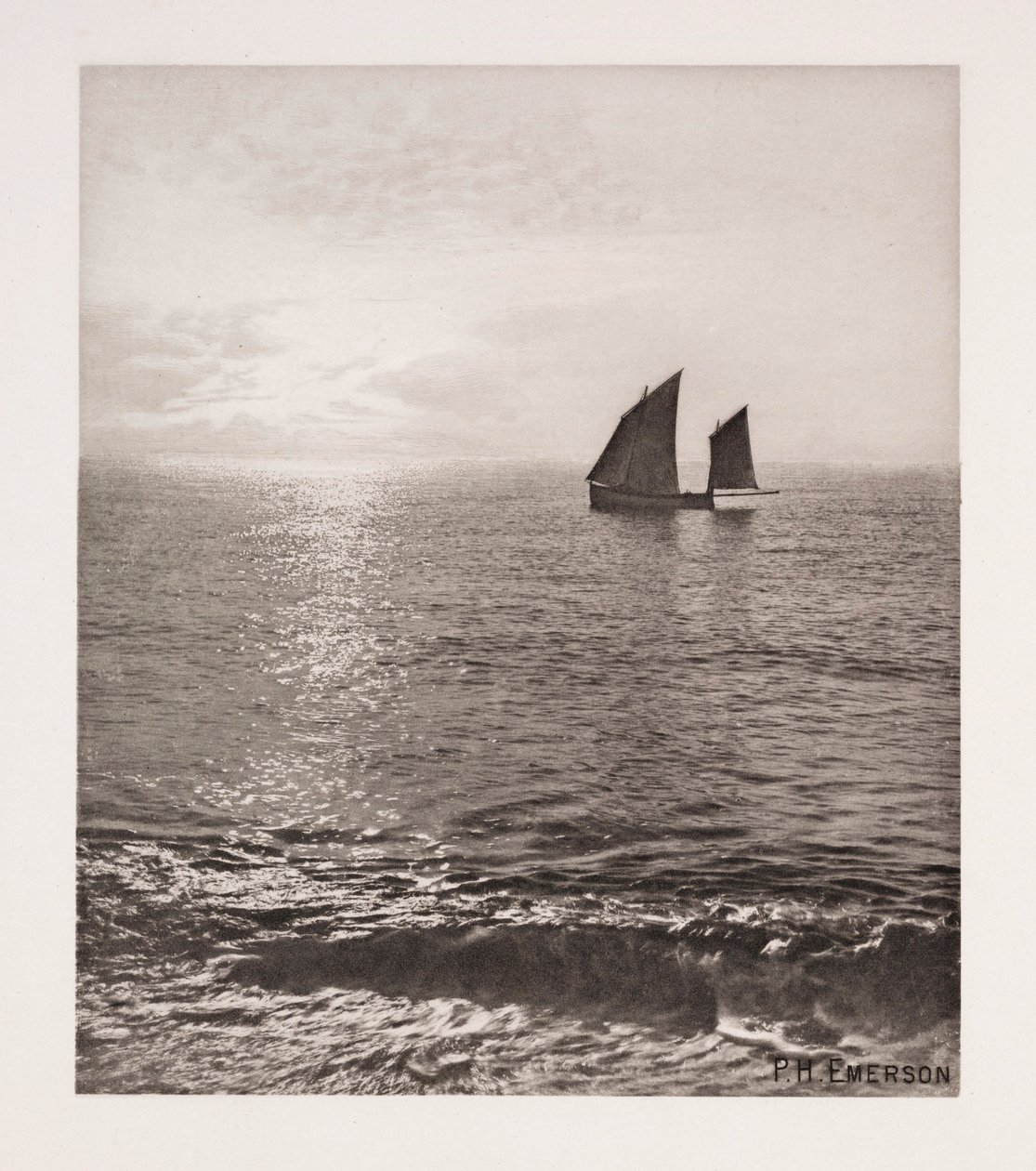 „Napfelkelte a tengeren” (liver de soleil en mer) alkotó: Frederick (attr. to) Barnard