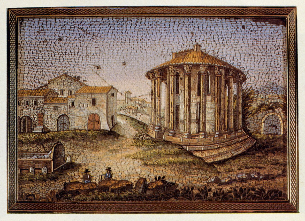 Vesta vagy Hercules Victor temploma, mozaik, Olaszország alkotó: William Walcutt