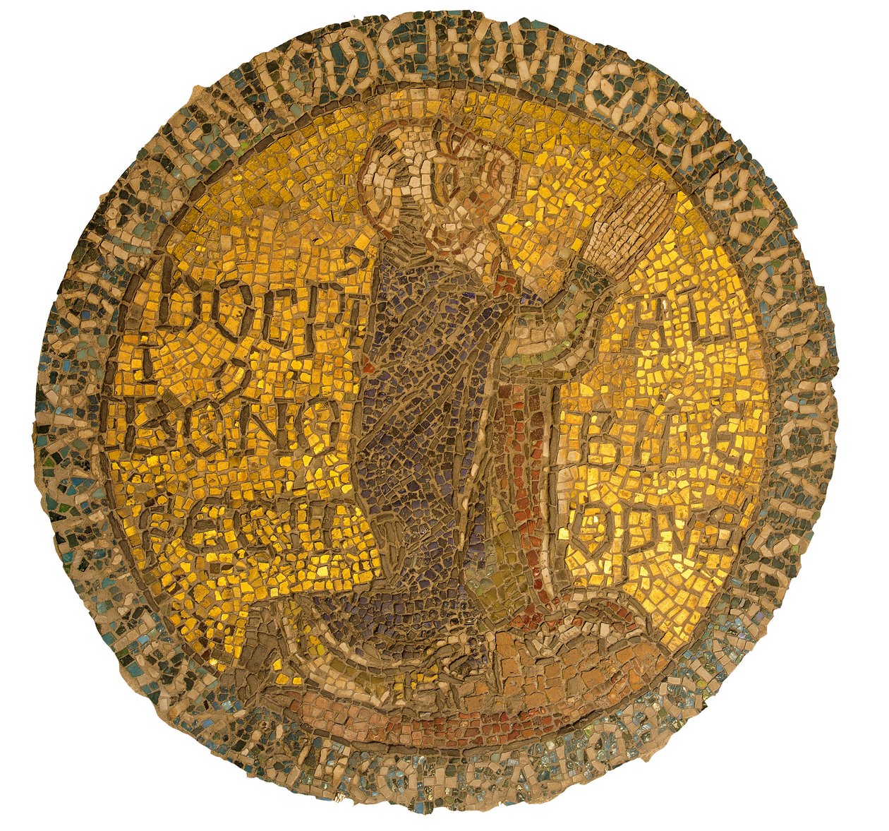 Az alberikus szerzetes (Saint Aubry de Citeaux, meghalt 1109-ben) imában - Saint-Denis bazilika (Saint Denis) - Franciaország, Ile-de-France, Seine-Saint-Denis alkotó: . .