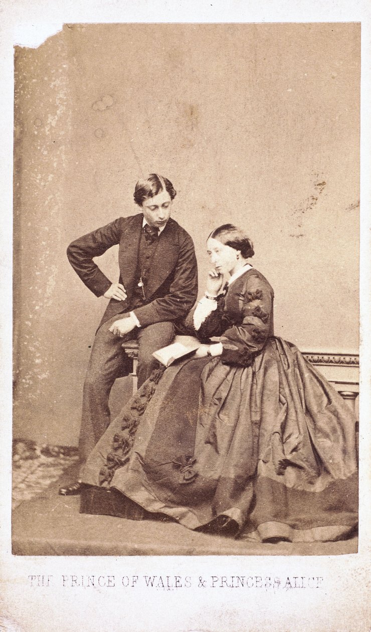 A walesi herceg és Alice hercegnő alkotó: Ferdinand Georg Waldmuller