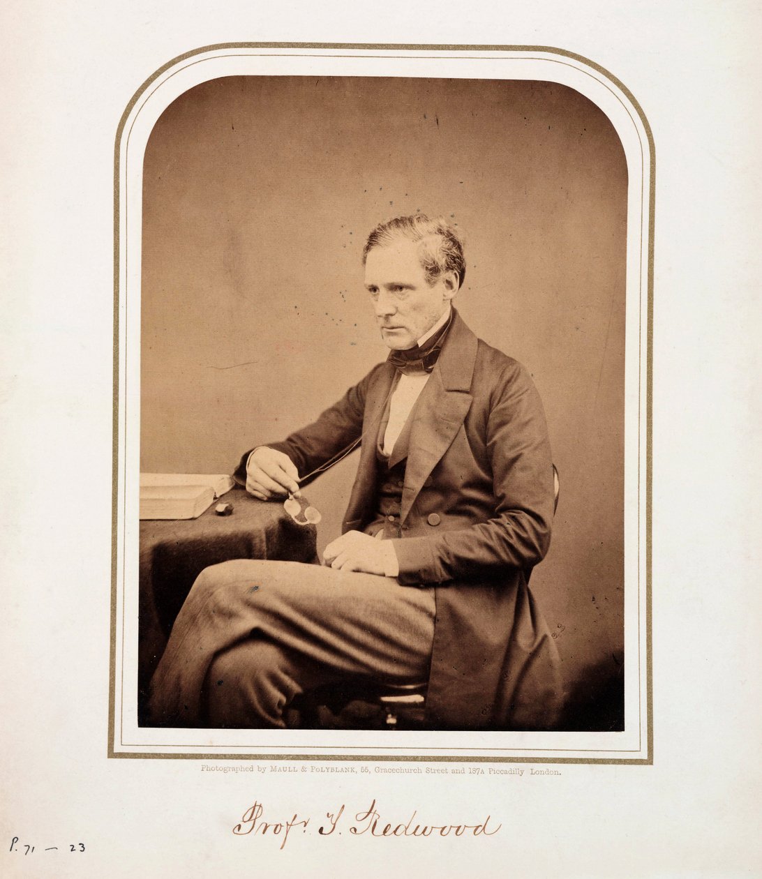 Theophilus Redwood, walesi kémikus alkotó: Ferdinand Georg Waldmuller
