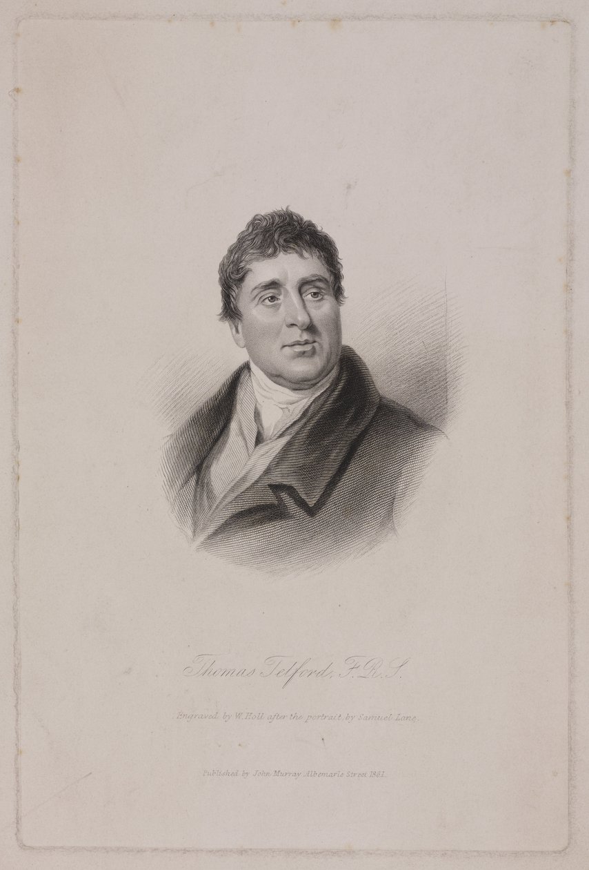 Thomas Telford FRS, skót építőmérnök, 1810 alkotó: Frederick (attr. to) Barnard