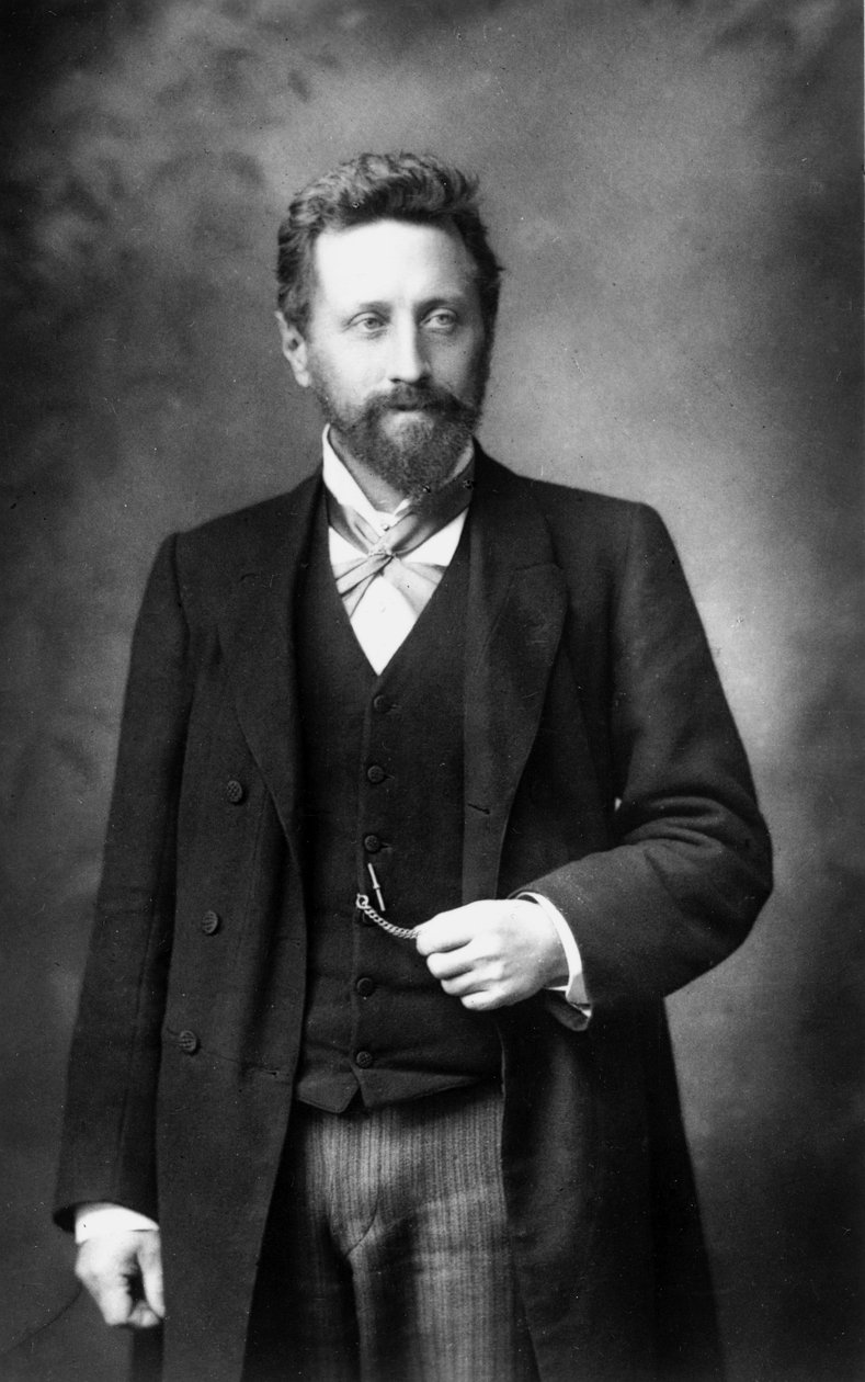 William Ayrton brit mérnök, 1890 alkotó: Frederick (attr. to) Barnard