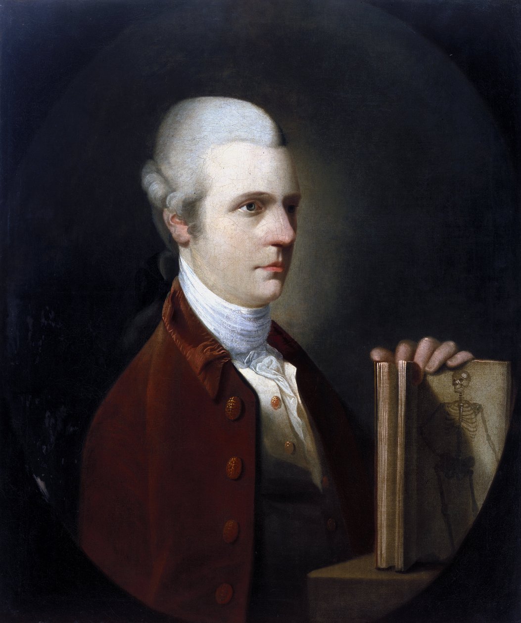 William Hunter brit anatómus és szülész, 1750 körül alkotó: Frederick (attr. to) Barnard