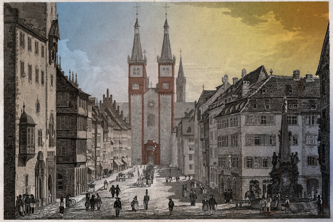Wurzburg, 1830 körül (metszet) alkotó: . .
