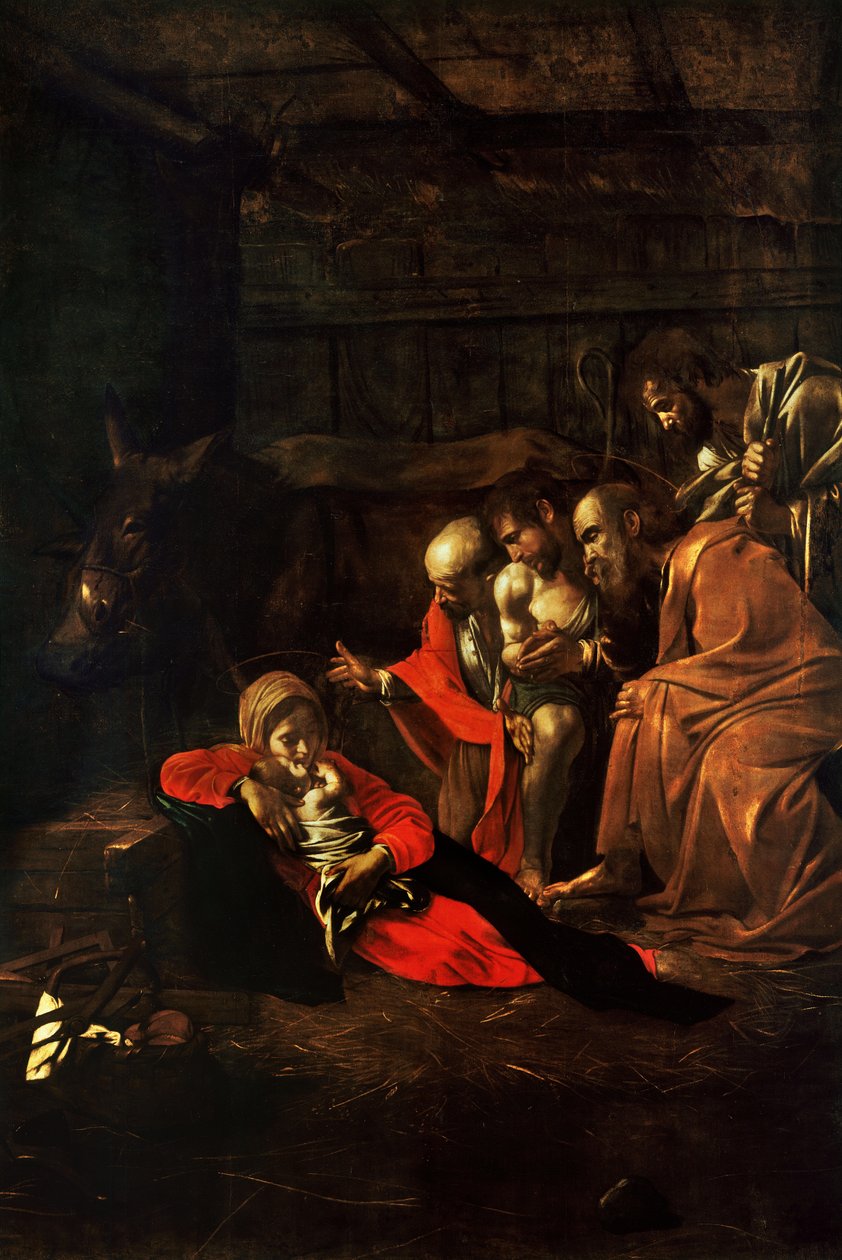 A Pásztorok imádata alkotó: Caravaggio