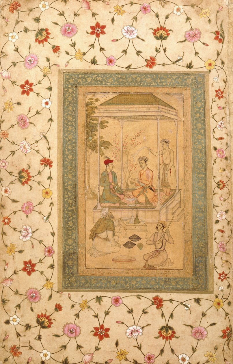 Akbar fiai, Daniyal szultán és Murád szultán, 1600-1605 körül alkotó:   Manohar