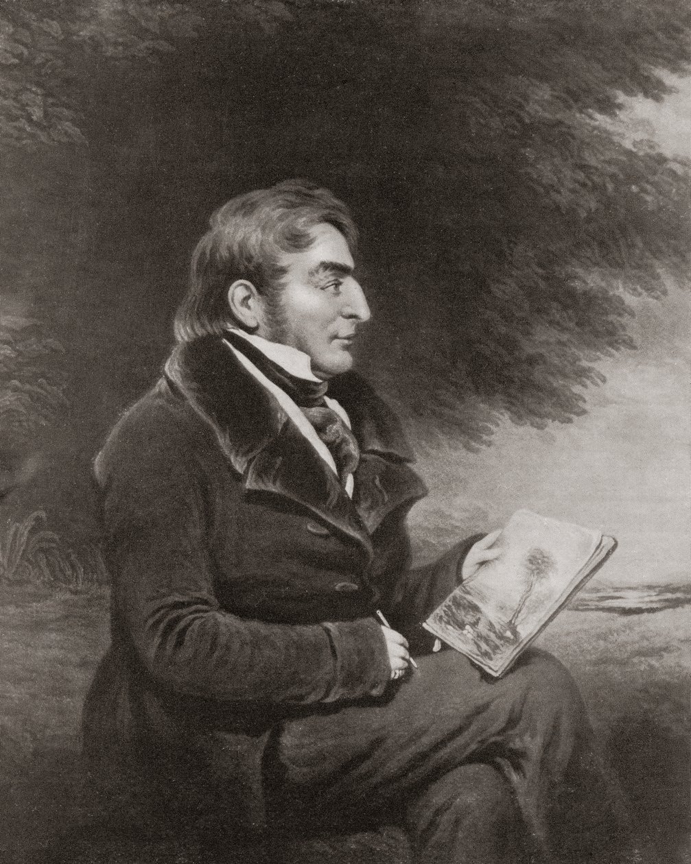 Joseph Mallord William Turner, a Bibbys Annualból, 1910-ben alkotó: after English School