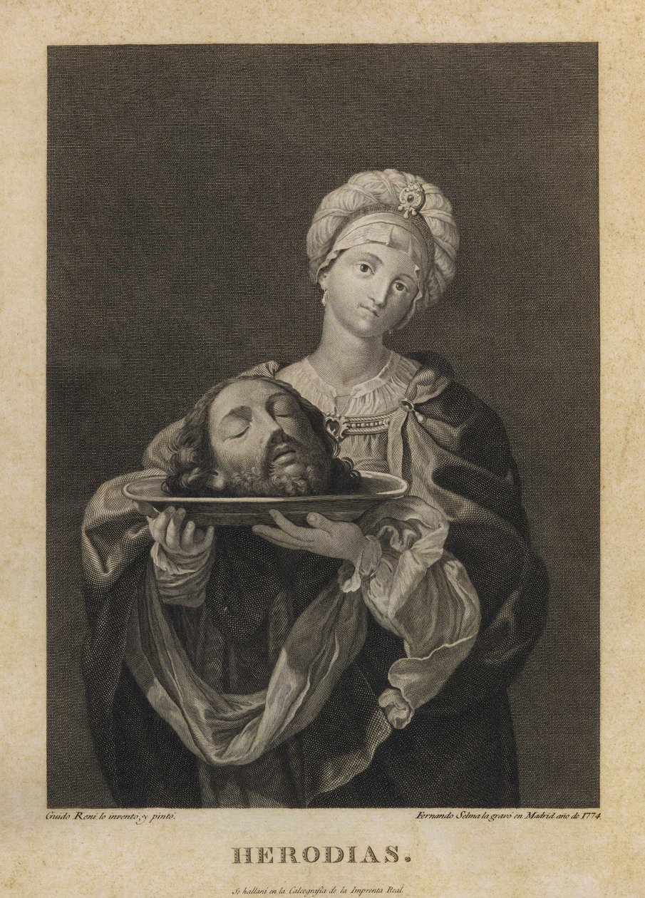 Heródias alkotó: Guido Reni