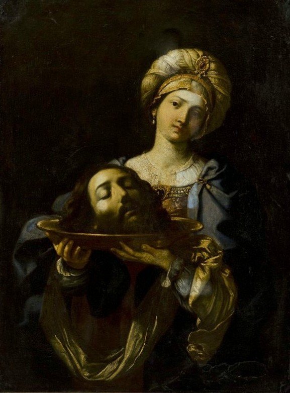 Salome Keresztelő János fejével alkotó: Guido Reni