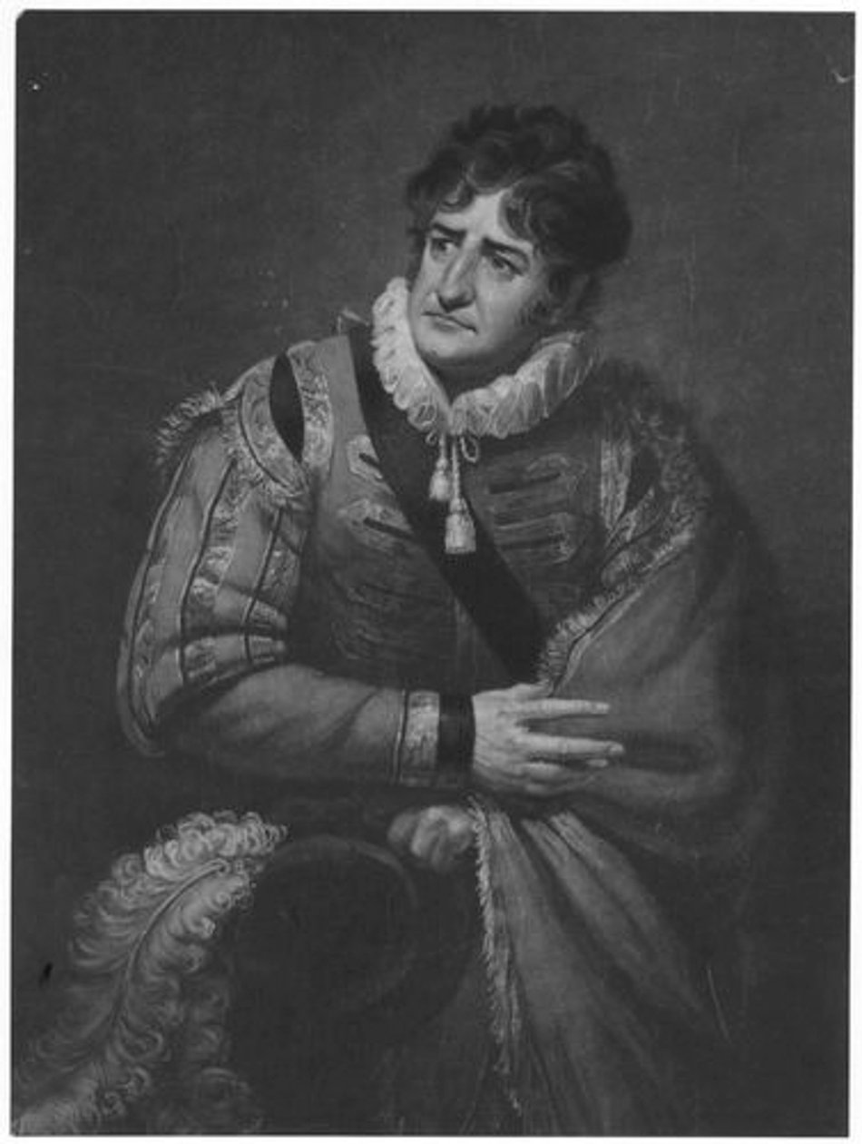 George Frederick Cooke az Iago karakterében alkotó: after James Green James Ward