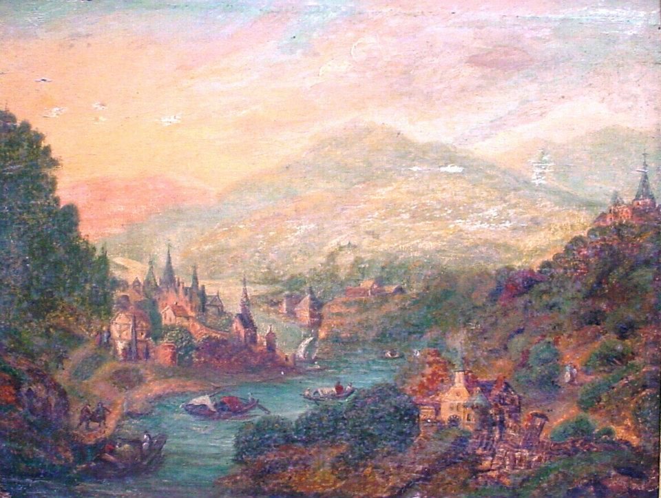 Táj hajókkal és figurákkal alkotó: Jan the Elder Brueghel