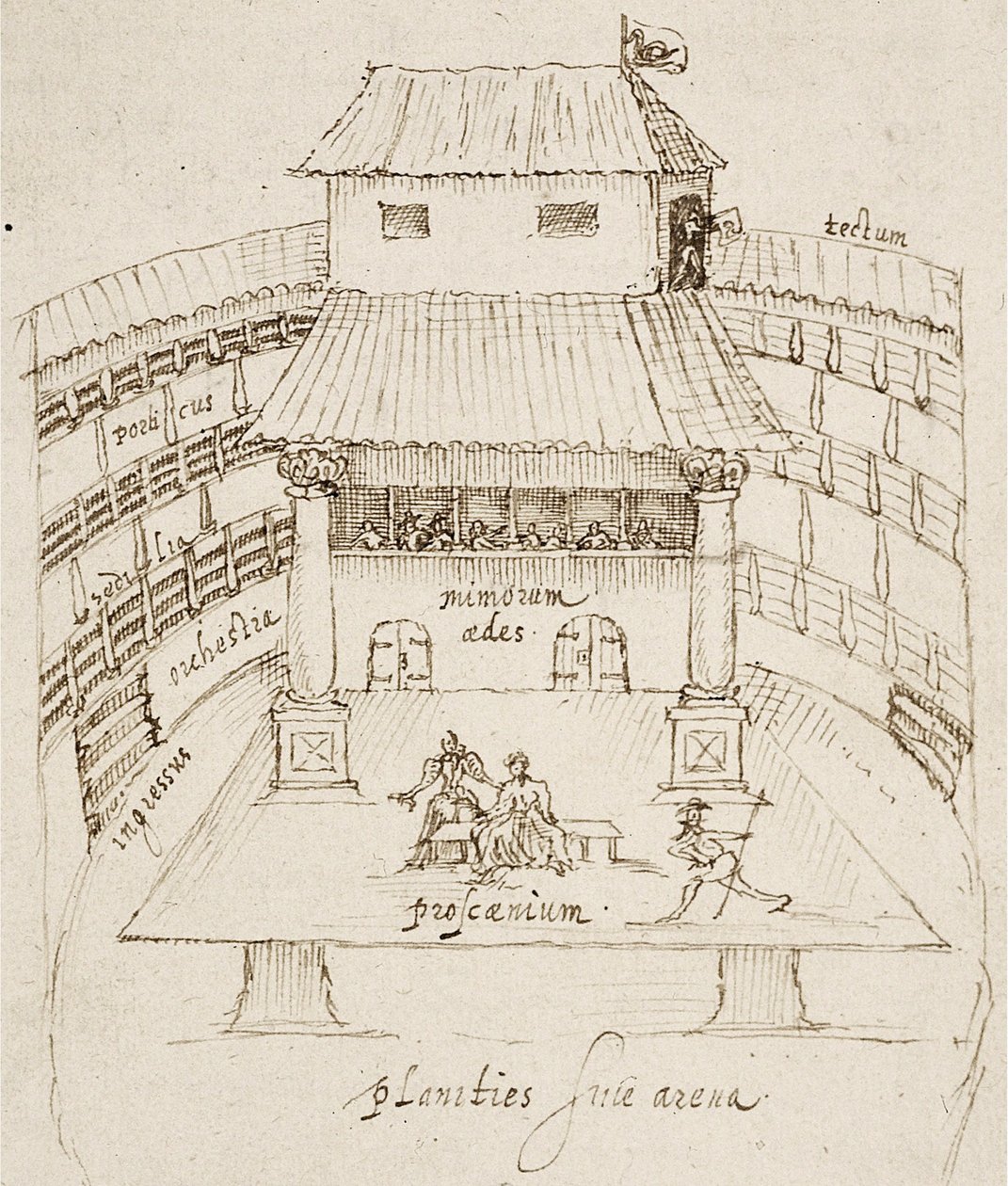A Hattyú játszóház Londonban alkotó: after Johannes de Witt Aernout van Buchel