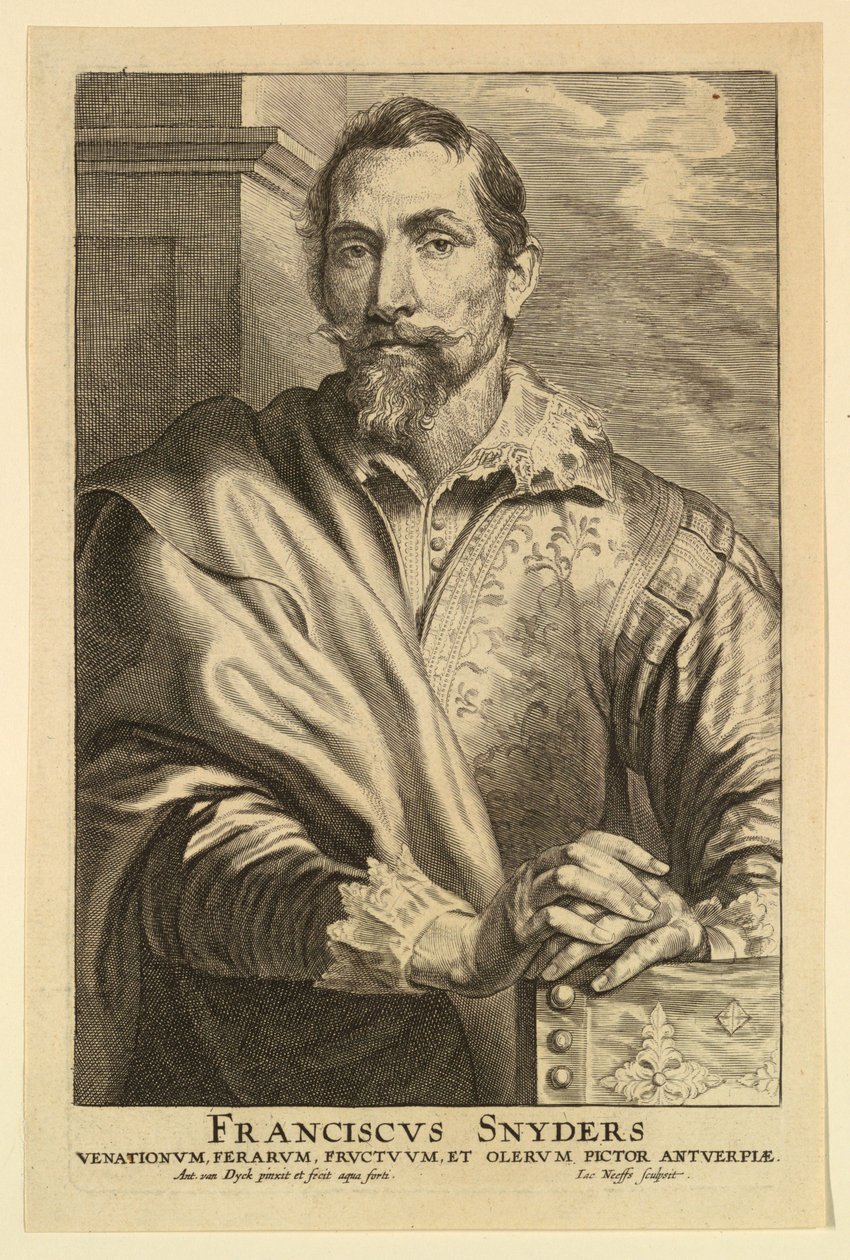 Frans Snyders portréja az Emberek Hercegei Ikonjaiból alkotó: after Anthony van Dyck