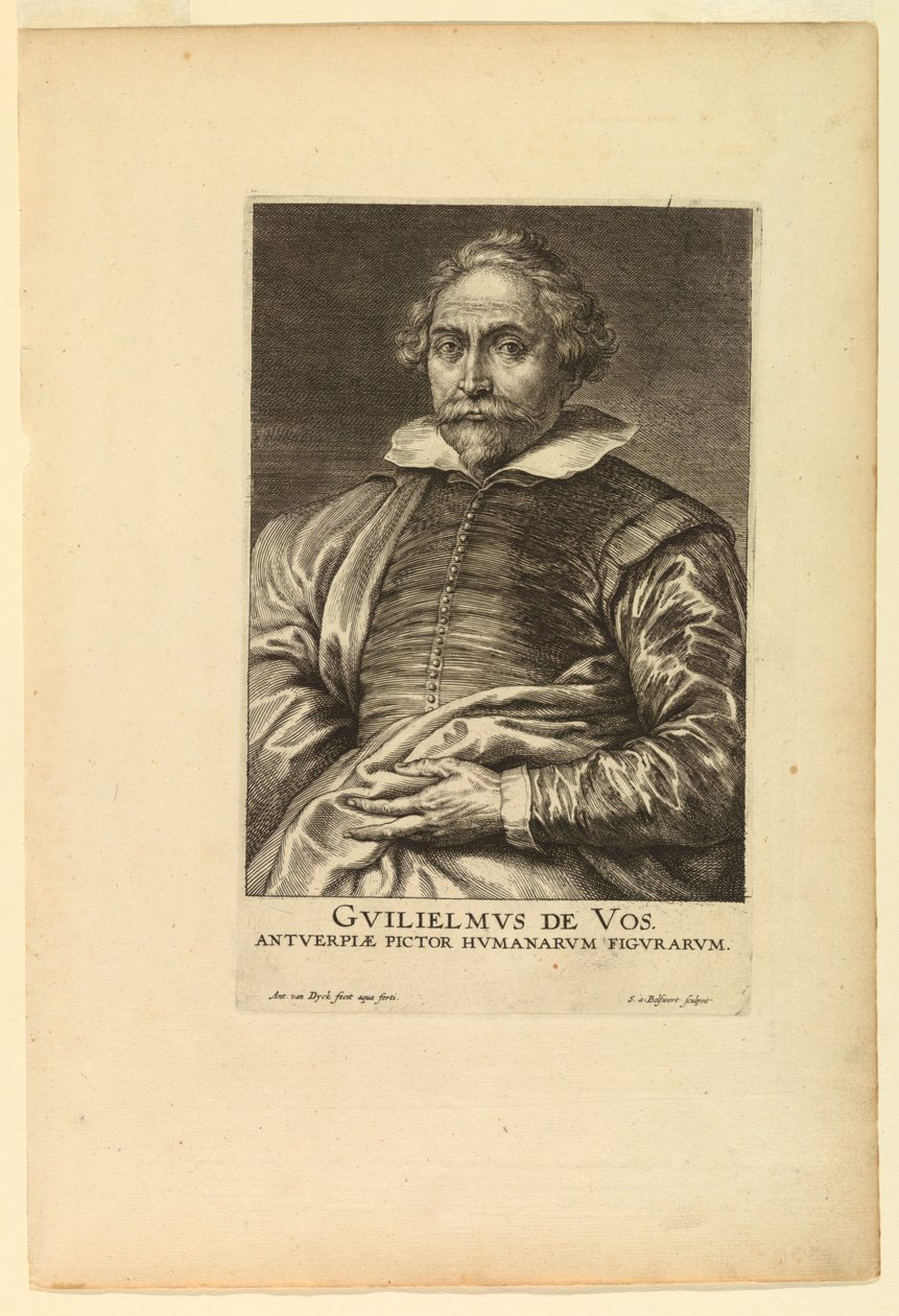 Willem de Vos portréja az emberek hercegeinek ikonjaiból alkotó: after Anthony van Dyck