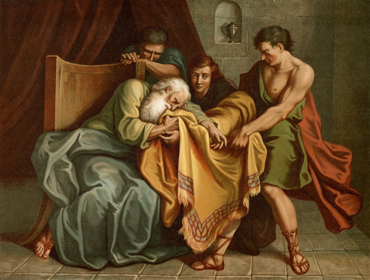 József véres kabátja alkotó: after Antoine Coypel