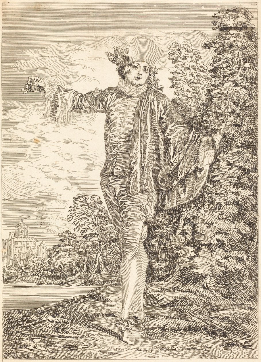 Közömbös (a közömbös) alkotó: after Antoine Watteau