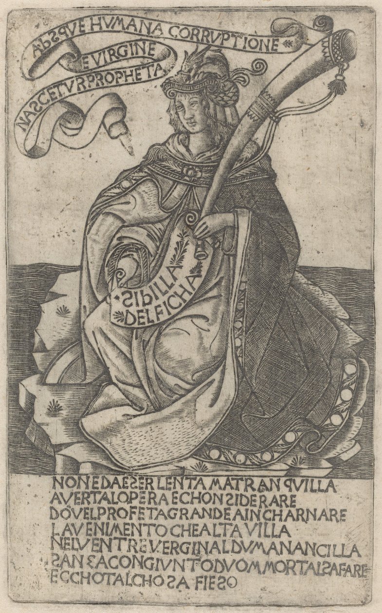 Delphian Sibyl alkotó: after Baccio Baldini