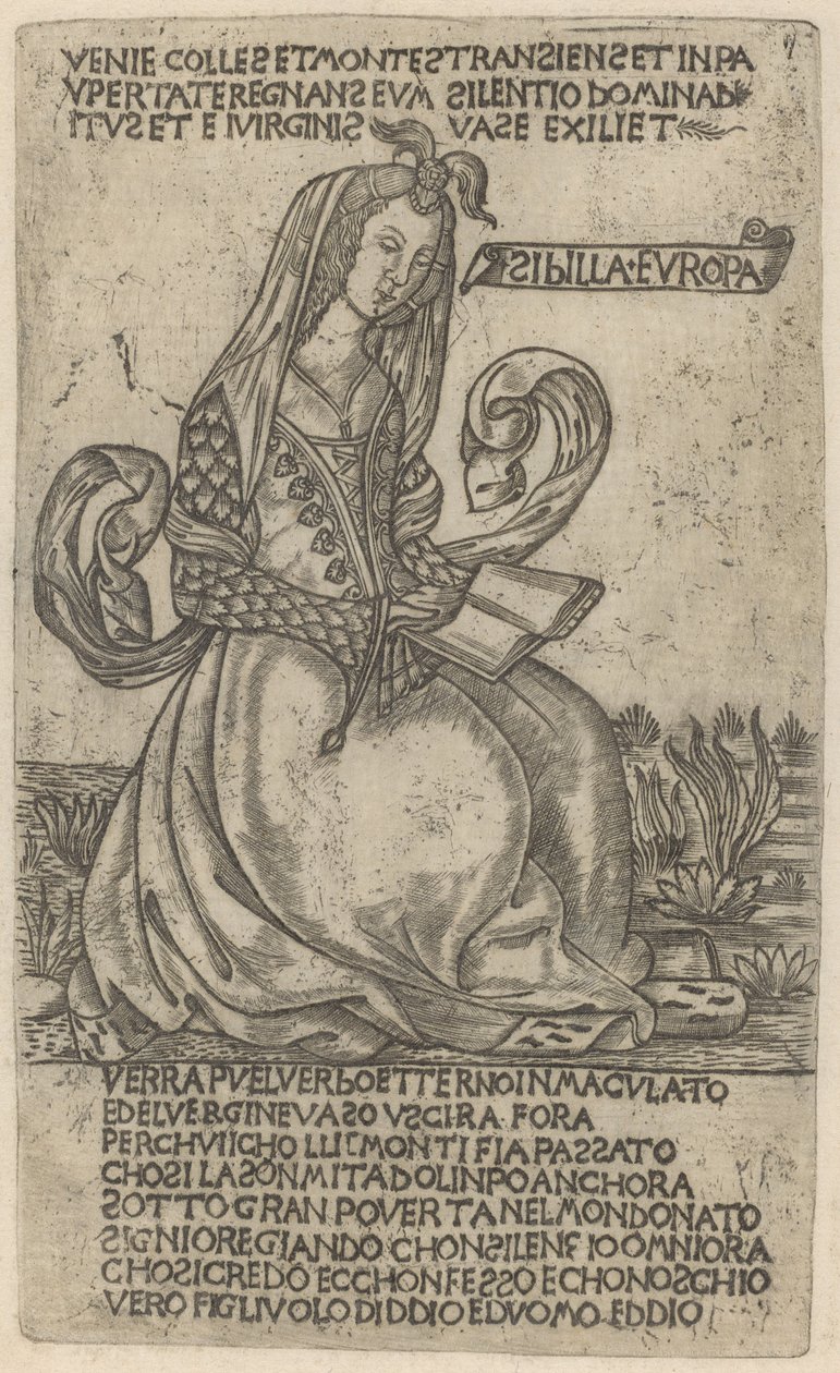 Európai Szibilla alkotó: after Baccio Baldini
